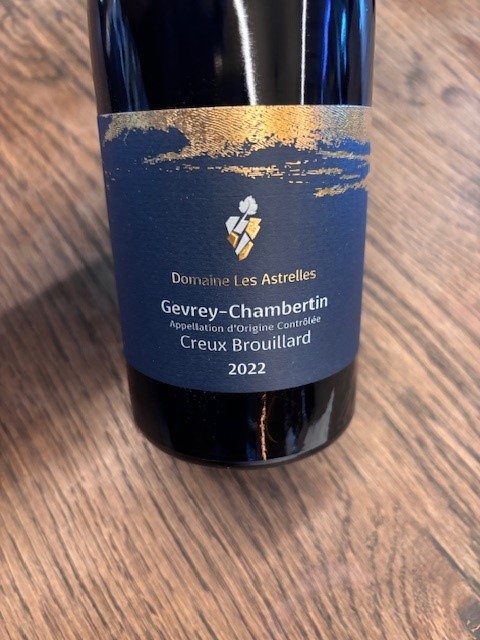 ASTRELLES GEVREY CHAMBERTIN ROUGE CREUX BROUILLARD BIO 2022 vol. 12.5